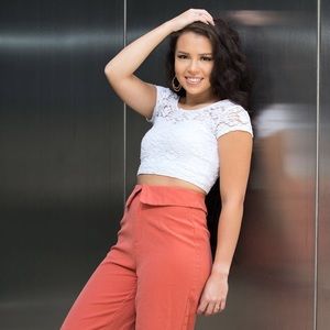 High Waisted Pastel Pants